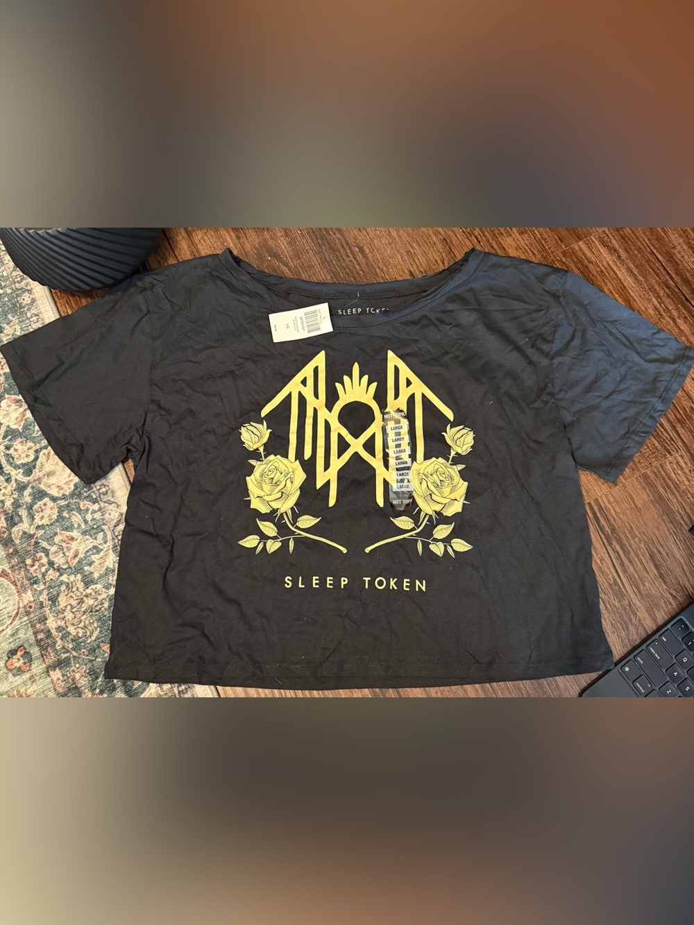 Sleep Token Crop Top (Large, NWT)